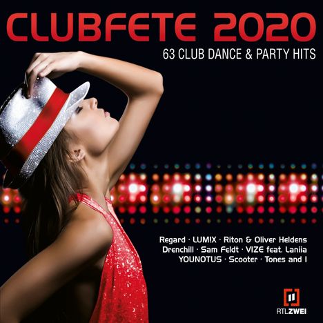 Clubfete 2020 (63 Club Dance &amp; Party Hits), 3 CDs