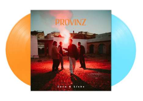 Provinz: Zorn &amp; Liebe (Limited Edition) (Transparent Orange &amp; Curacao Blue Vinyl), 2 LPs