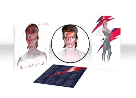 David Bowie (1947-2016): Aladdin Sane (2013 Remastered) (140g) (Limited 50th Anniversary Edition) (Picture Disc), LP
