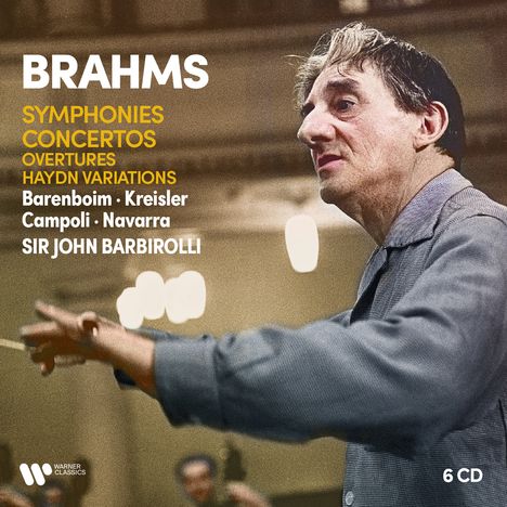 Johannes Brahms (1833-1897): Die Symphonien &amp; Konzerte, 6 CDs