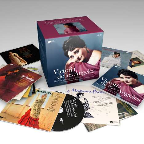 Victoria de los Angeles - The Warner Classics Edition (Complete Recordings on His Master's Voice &amp; La Voix de son maitre), 59 CDs