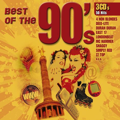 Best Of The 90's (3 CDs - 50 Hits), 3 CDs