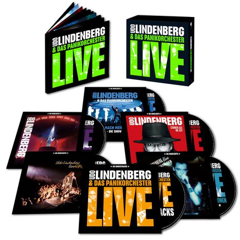 Udo Lindenberg: Live (Deluxe Box), 6 CDs