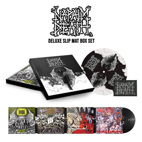 Napalm Death: Four-Album Vinyl Box Set, 4 LPs