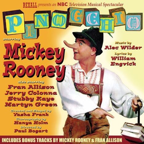 Mickey Rooney: Filmmusik: Pinocchio, CD