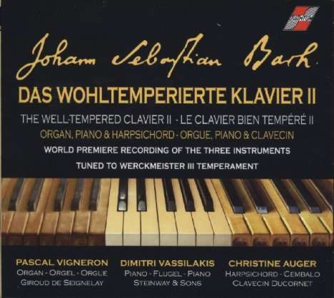 Johann Sebastian Bach (1685-1750): Das Wohltemperierte Klavier 2 für Orgel, Klavier &amp; Cembalo, 2 CDs