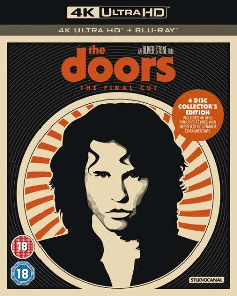 The Doors (1991) (Final Cut) (UK Import), 1 Ultra HD Blu-ray und 3 Blu-ray Discs