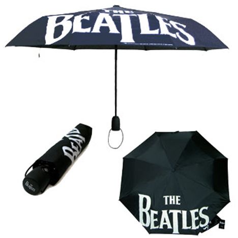 Beatles - Umbrella Black w/Logo, Merchandise