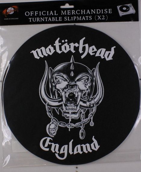 Slipmat Set - Motörhead: England / Louder Than Everything, 2 Merchandise