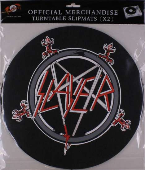 Slipmat Set - Slayer: Pentagram / Wehrmacht, 2 Merchandise
