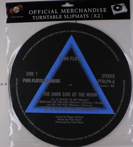 Slipmat Set - Pink Floyd: Dark Side Of The Moon, 2 Merchandise