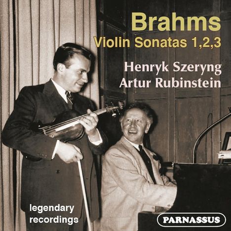 Johannes Brahms (1833-1897): Sonaten für Violine &amp; Klavier Nr.1-3, CD