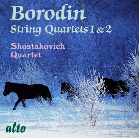 Alexander Borodin (1833-1887): Streichquartette Nr.1 &amp; 2, CD