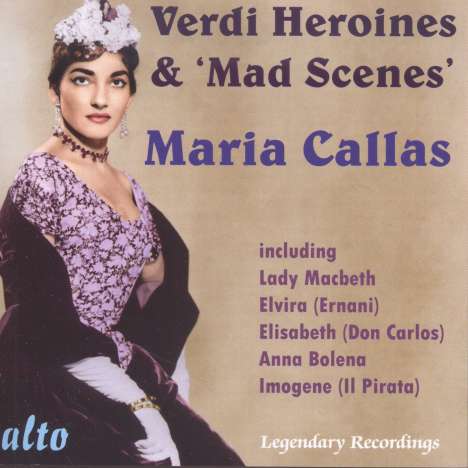 Maria Callas - Verdi Heroines &amp; Mad Scenes, CD