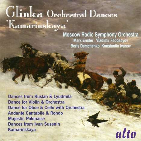 Michael Glinka (1804-1857): Orchesterwerke "Kamarinskaya", CD