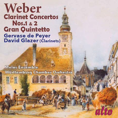 Carl Maria von Weber (1786-1826): Klarinettenkonzerte Nr.1 &amp; 2, CD