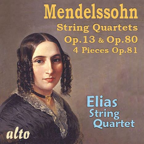 Felix Mendelssohn Bartholdy (1809-1847): Streichquartette Nr.2 &amp; 6 (opp.13 &amp; 80), CD