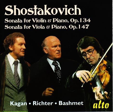 Dmitri Schostakowitsch (1906-1975): Sonate für Violine &amp; Klavier op.134, CD