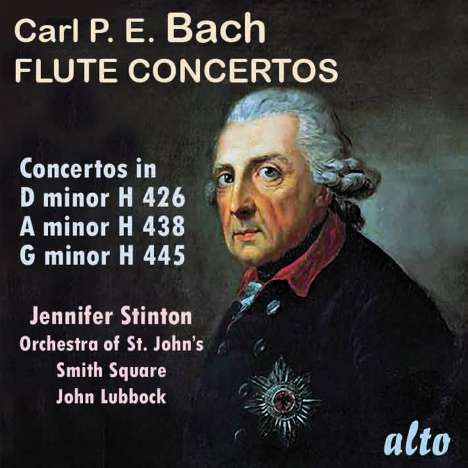 Carl Philipp Emanuel Bach (1714-1788): Flötenkonzerte Wq.22,168,169, CD