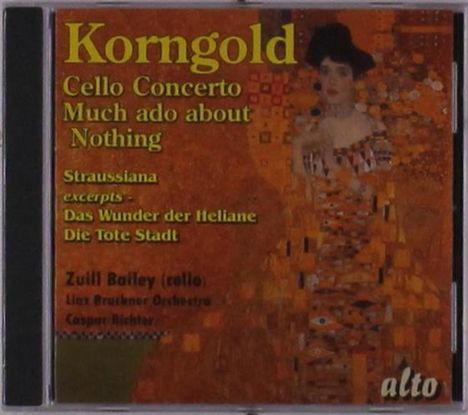 Erich Wolfgang Korngold (1897-1957): Cellokonzert op.37, CD