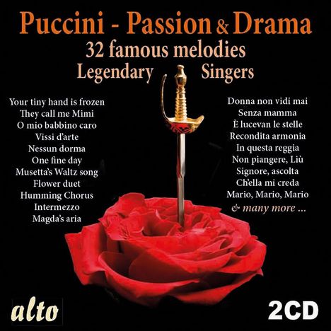 Puccini - Passion &amp; Drama, 2 CDs