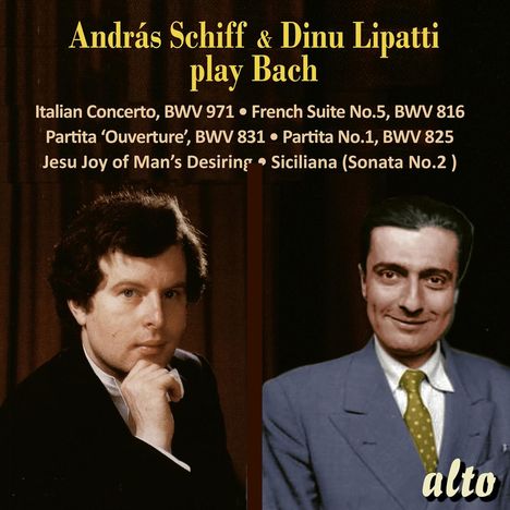 Andras Schiff &amp; Dinu Lipatti play Bach, CD