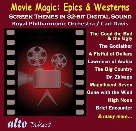 Royal Philharmonic Orchestra - Movie Magic (Epics &amp; Westerns), CD