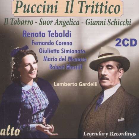 Giacomo Puccini (1858-1924): Il Trittico, 2 CDs