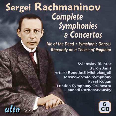 Sergej Rachmaninoff (1873-1943): Orchesterwerke, 6 CDs