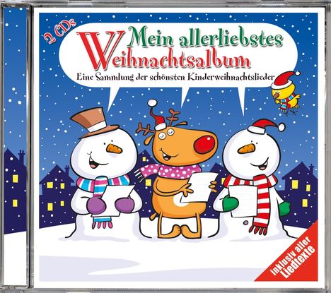 Kinderlieder: Mein allerliebstes Weihnachtsalbum, 2 CDs