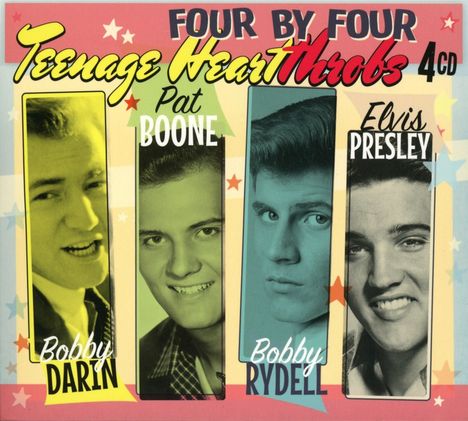 Four By Four: Teenage Heartthrobs, 4 CDs