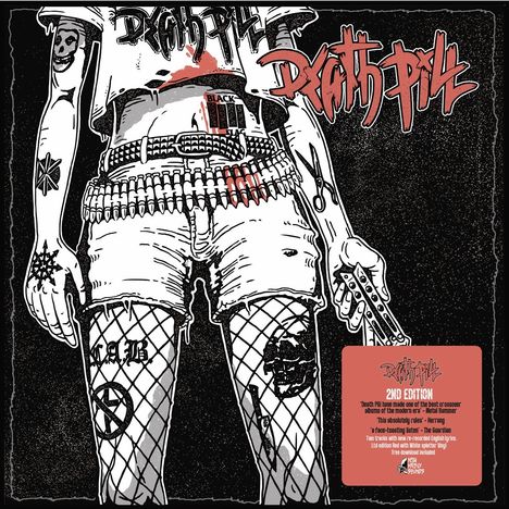 Death Pill: Death Pill (2nd Edition) (Limited Edition) (Red with White Splatter Vinyl), LP