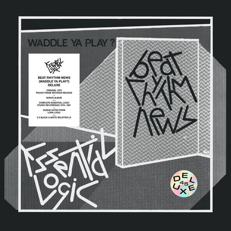 Essential Logic: Beat Rhythm News - Waddle Ya Play ? (Deluxe Edition) (Black &amp; White Splatter Vinyl), 2 LPs