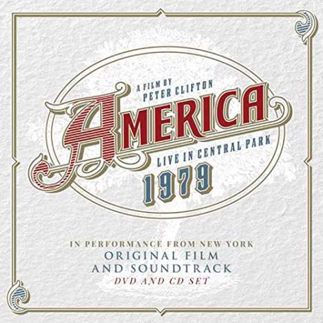America: Live In Central Park 1979, 1 CD und 1 DVD