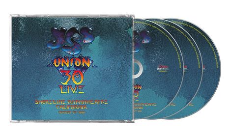 Yes: Union 30 Live: Shoreline Amphitheatre California August 9th 1991, 2 CDs und 1 DVD