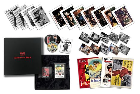 Elvis Presley (1935-1977): Filmmusik: Jailhouse Rock (Limited Numbered Super Deluxe Edition Boxset), 2 CDs und 1 DVD