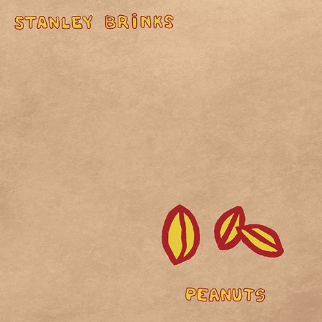 Oben steht "STANLEY BRINKS", unten "PEANUTS". Illustration von Erdnüssen auf hellbraunem Hintergrund.