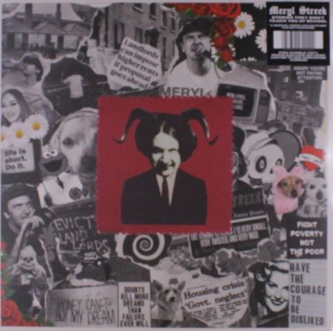 Texte: "Life is short. Do it." "Fight Poverty Not the Poor." "Have the Courage to be Disliked." Collage mit verschiedenartigen Bildern. 
