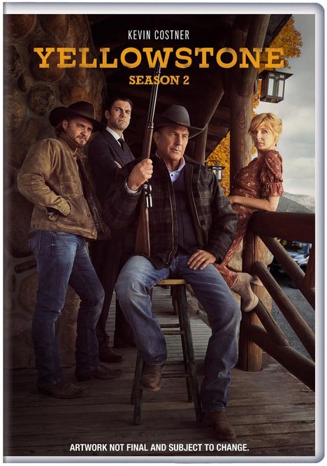 Yellowstone Season 2 (UK Import), 4 DVDs