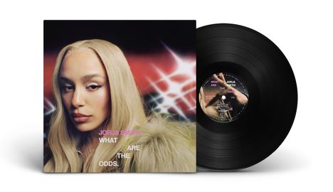 "JORJA SMITH WHAT ARE THE ODDS." Ein Plattencover mit einem Porträt einer Frau mit langen blonden Haaren.