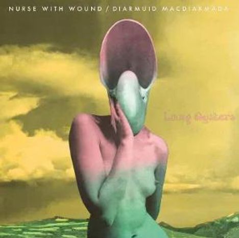 Text: "Nurse with Wound / Diarmuid MacDiarmada". Eine surrealistische Figur mit einem großen, muschelartigen Kopfschmuck.
