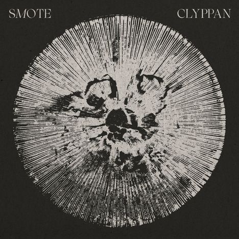 Oben links steht "SMOTE", oben rechts "CLYPPAN". Eine schwarz-weiße Illustration zeigt eine kreisförmige Struktur.
