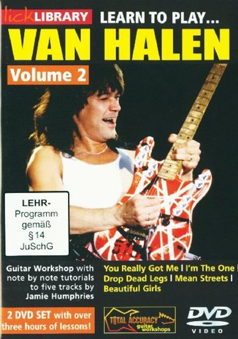 Lick Library: Learn To Play Van Halen - Volume 2, Noten