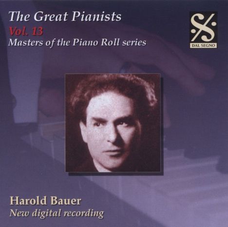 Piano Roll Recordings - Harold Bauer, CD