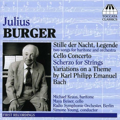 Julius Bürger (1897-1995): Orchesterwerke, CD