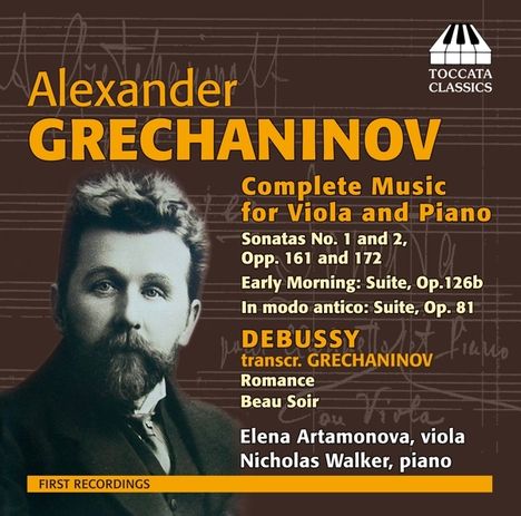 Alexander Gretschaninoff (1864-1956): Sämtliche Werke für Viola &amp; Klavier, CD