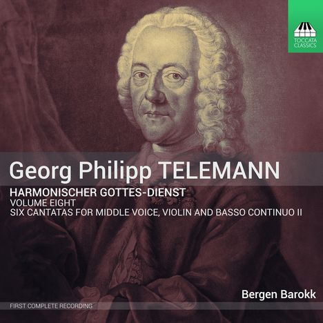 Georg Philipp Telemann (1681-1767): Harmonischer Gottesdienst Vol.8 (Kantaten für mittlere Stimme, Violine &amp; Bc ), CD