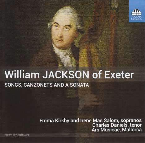 William Jackson of Exeter (1730-1803): Lieder, Canzonetten &amp; Sonate, CD