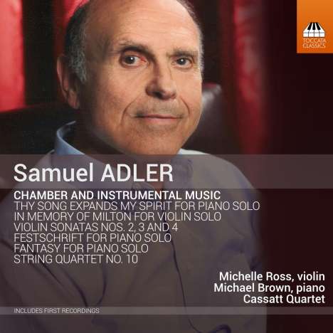 Samuel Adler (geb. 1928): Violinsonaten Nr.2-4, CD