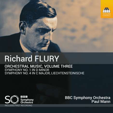 Richard Flury (1896-1967): Symphonien Nr.1 &amp; 4, CD